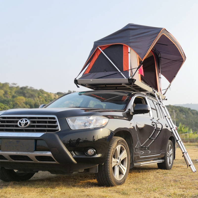 LLOYDBERG Side Opening Camping Rooftop Tent with Ladder