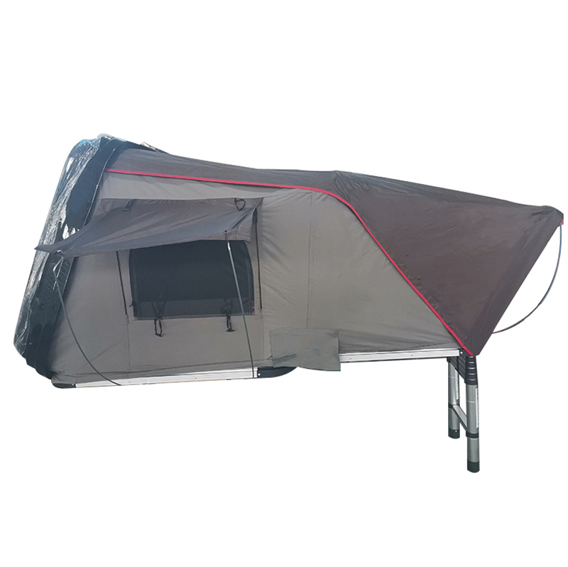 LLOYDBERG 4 Person ABS Hardshell Roof Top Tent- Side Opening